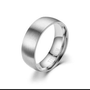 NWOT Men's Titanium Steel matte band